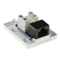 Miniatyrbild 3 av 5: ACT Utanpåliggande låda oskärmad 1 port CAT5E. Typ: CAT5E Väggmonteringslåda c5e 1 prt unsh (FA5003)