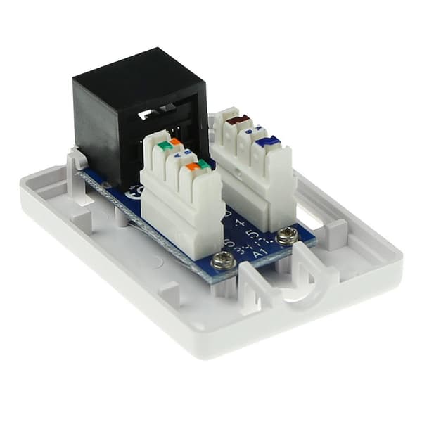 ACT Utanpåliggande låda oskärmad 1 port CAT5E. Typ: CAT5E Väggmonteringslåda c5e 1 prt unsh (FA5003)