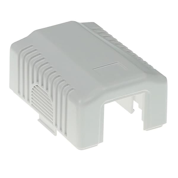 ACT ytmonterad box skärmad 1 port CAT6A. Typ: CAT6A Väggmonteringslåda c6a 1p skärmad (FA7005)