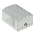 Miniatyrbild 2 av 6: ACT ytmonterad box skärmad 1 portar CAT5E. Typ: CAT5E Väggmonteringslåda c5e 1p skärmad (FA5005)