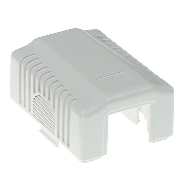 ACT ytmonterad låda oskärmad 1 port CAT6. Typ: CAT6 Väggmonteringslåda c6 1 prt unsh (FA6003)