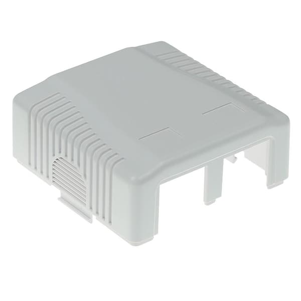 ACT ytmonterad box skärmad 2 portar CAT6. Typ: CAT6 Väggmonteringslåda c6 2p skärmad (FA6004)