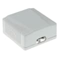 Miniatyrbild 2 av 6: ACT ytmonterad box skärmad 2 portar CAT6. Typ: CAT6 Väggmonteringslåda c6 2p skärmad (FA6004)