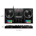 Miniatyrbillede 3 af 4: Hercules DJControl Inpulse 500 (2-deck DJ-controller, Beatmatch Guide, IMA, 16 RGB-pads, integreret lydkort/mixer, mic-in, DJ Academy) & DJMonitor 32: