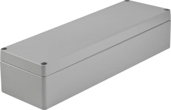 Bopla EUROMAS A 124 01124000 Universalhus 360 x 120 x 81 Aluminium Silvergrå (RAL 7001) 1 st.