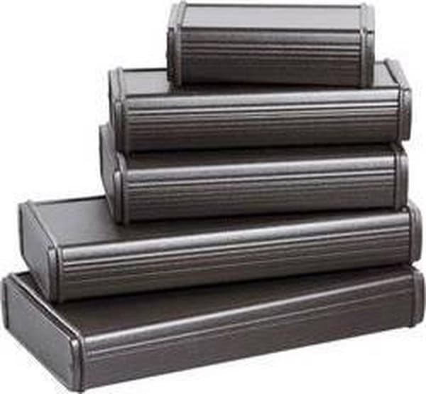 Bopla Alubos ABP 2070-200 84207200.MT1 Profiilikotelo 200 x 210 x 74 Alumiini Musta 1 kpl