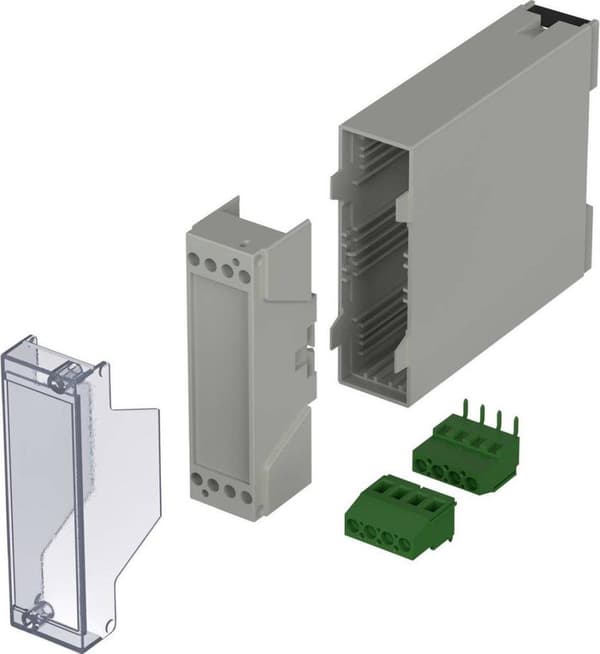 Bopla CN 22 AK-SET DIN skinnehus 22,5 x 75 x 109,5 ABS Grå-hvid (RAL 7035) 1 stk.