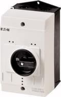 Miniatyrbillede 3 af 3: Eaton CI-K2-PKZ0-G Tomt hus Med drejekontakt (LxBxH) 130 x 100 x 160 mm Grå, Sort 1 stk.
