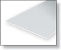 Miniatyrbillede 2 af 3: Stedsegrøn 9015 Glat plade Hvid 152X292mm 0,4mm tyk (3stk) Styren