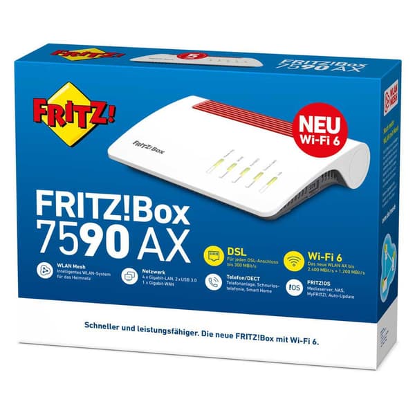 Avm Router 7590 Ax Wifi Søvfarvet