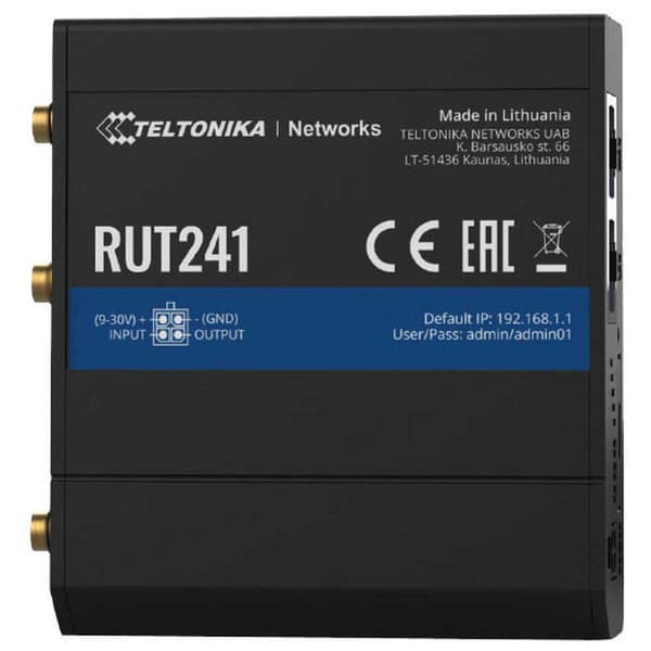 Teltonika Reititin Rut241 Wifi Hopeinen