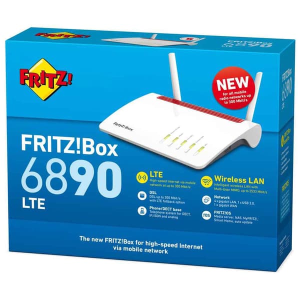 Avm Fritz Box 6890 Lte International Wireless Hvid