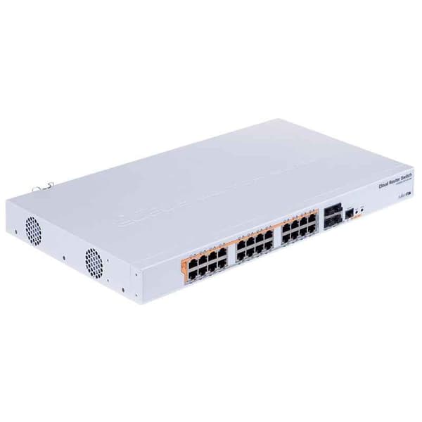Mikrotik Router Crs328-24p-4s+rm Poe Transparent