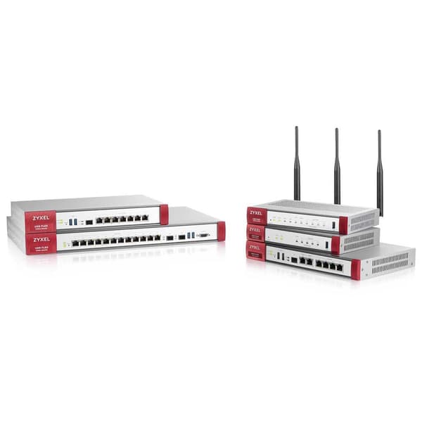 Zyxel Brandväggsrouter Usgflex100-eu0111f Röd