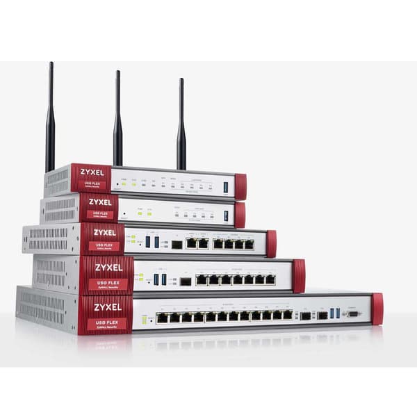 Zyxel Brandväggsrouter Usgflex100-eu0111f Röd