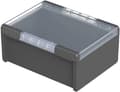 Miniatyrbillede 3 af 4: Bopla B 273616 PC-V0-G-7024 Bocube hus 96027674 Contenitore universal 284 x 364 160 - Farve: