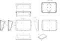 Miniatyrbillede 2 af 4: Bopla BoPad BOP 10.1 P-9016-SET Konsolhus 285 x 198 x 92.90 ABS Hvid (RAL 9016) 1 stk.