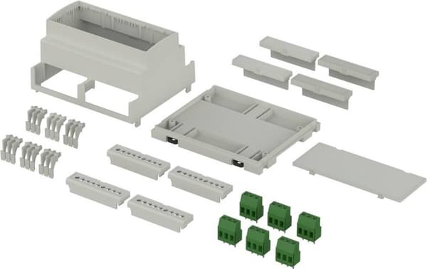 Bopla CombiNorm-Control CNC 105.0 SET DIN-skenhus 107 x 90 x 65.30 ABS ljusgrå (RAL 7035) 1