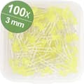 Miniatyrbillede 1 af 3: Quadrios LED-serie Gul 3 mm 20 mA 2,0 V