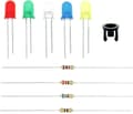 Miniatyrbillede 4 af 4: Quadrios LED-serie Rød, Grøn, Gul, Blå, Kold hvid, Varm hvid 20 mA, 30 mA 2 V, 3 V