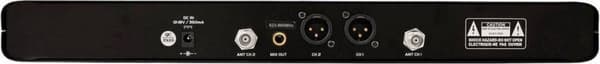 OMNITRONIC UHF-302 trådlös mikrofonsats - 2 handhållna sändare