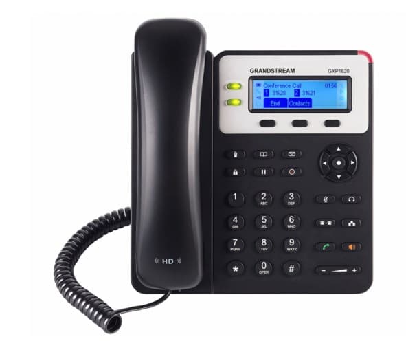 Grandstream GXP 1625 HD | VoIP | GXP-telefoner Sort