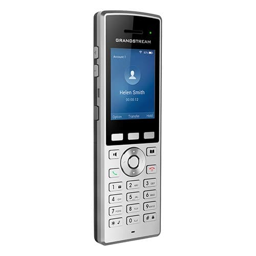 Grandstream Networks WP822 IP-telefon Sort, Sølv 2 linjer LCD Wi-Fi