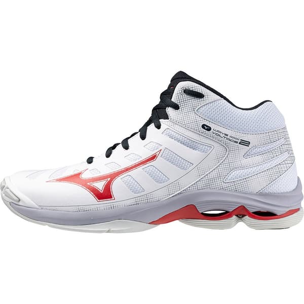 Mizuno Wave Voltage 2 Mid Lentopallokengät Valkoinen EU 46 1/2 Mies