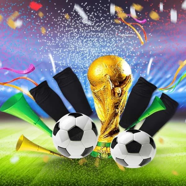 Fodbold benbeskyttelsesstrømper 1 par sorte