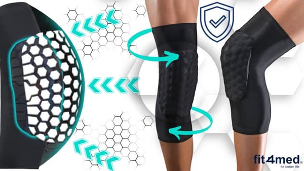 KNÄSTÖD KNÄRESLASTISKA KNÄSKYDD YOGA VOLLEYBOLL DANS XL