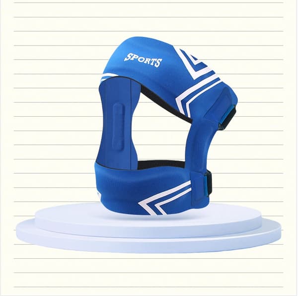 INF Uusi Anti-Twist Patella -polvituki urheiluun Sininen