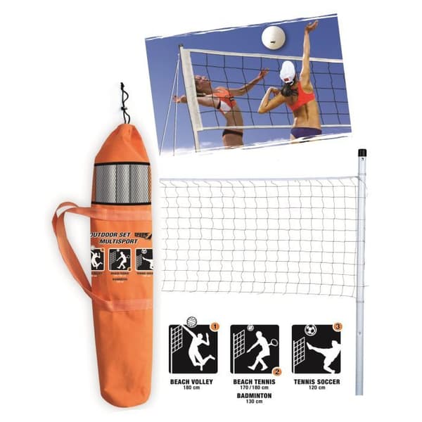 Justerbart volleybollnät, Badminâ € ¦