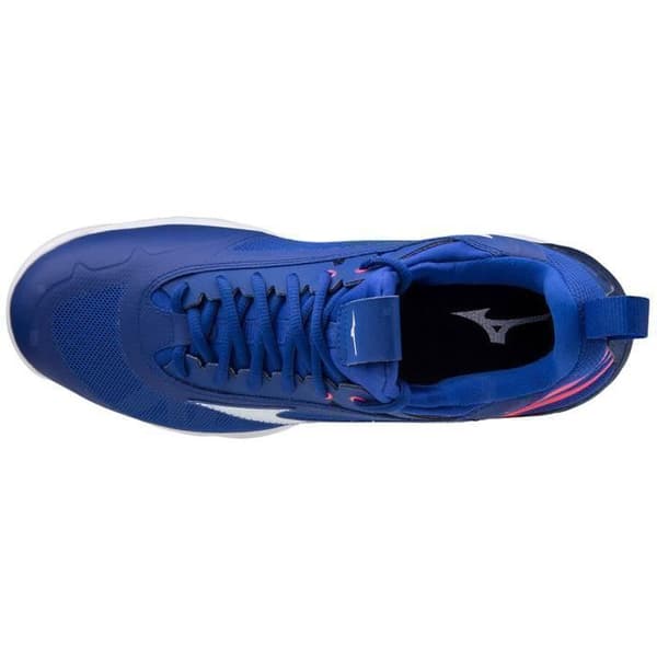Volleybollskor - Mizuno - Wave Luminous - Herr - Blå/vit/rosa - Inomhus