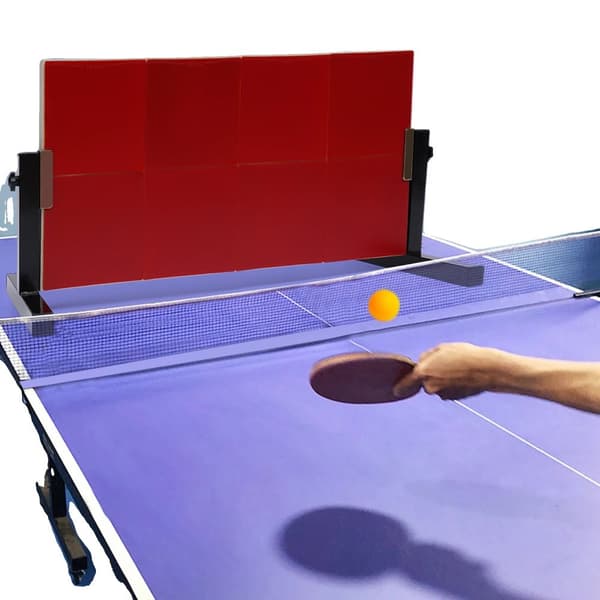 Bordtennis Rebound Board, Selvtræningsudstyr, 360° Justerbar Vinkel, God Resiliens