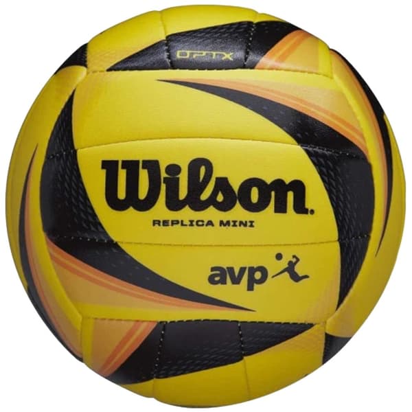 Wilson OPTX AVP Replica Mini Volleyball WTH10020XB, Volleyboll, Unisex, gul, Storlek: 2
