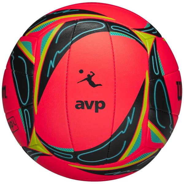 Wilson AVP GRX Grass Game Ball VB OF WV3000901XBOF, Volleyball, Unisex, rød, Størrelse: 5