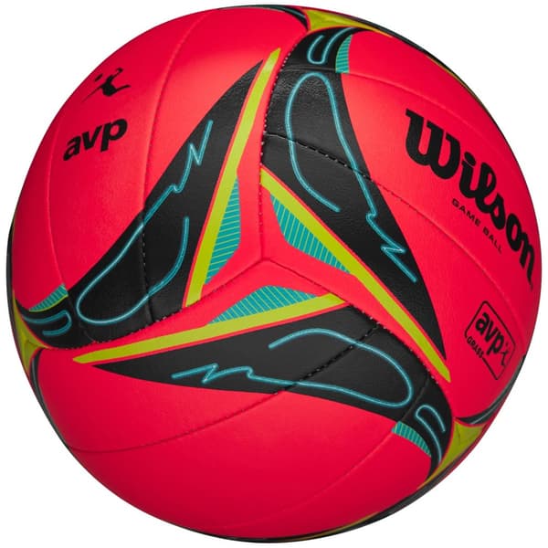 Wilson AVP GRX Grass Game Ball VB OF WV3000901XBOF, Volleyball, Unisex, rød, Størrelse: 5