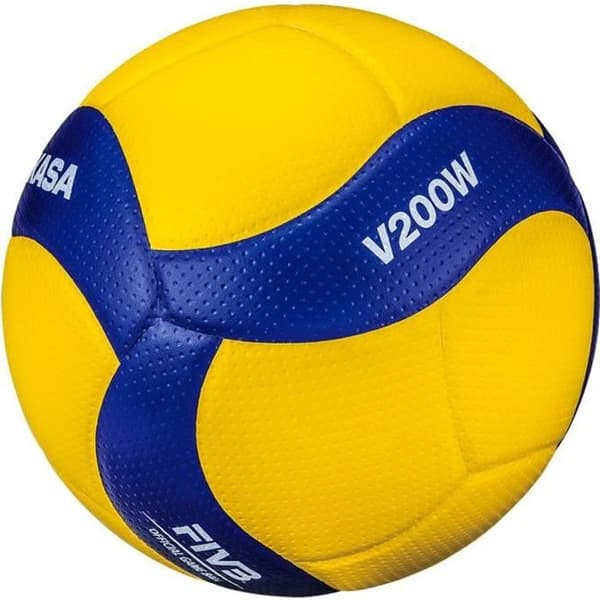 Mikasa V200W tävlingsboll - blå/gul - Storlek 5