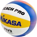 Miniatyrbild 3 av 4: Volleyboll - Mikasa - Beach Pro BV550C - FIVB Godkänd - Trikolor Design - Vattentålig
