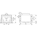 Miniatyrbild 3 av 3: Block VCM 50/1/15 Kretskortstransformator 1 x 230 V 1 x 15 V/AC 50 VA 3.33 A