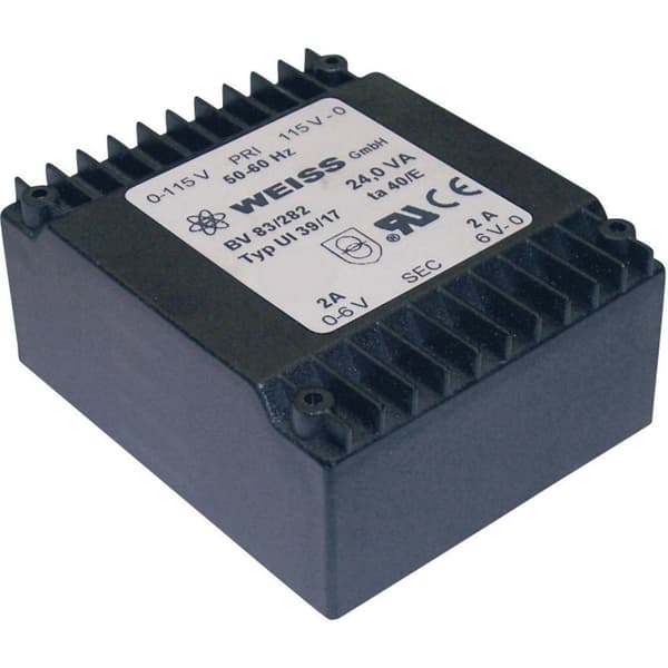 PLATTRANSFORM. 24 VA SEK.: 2X1