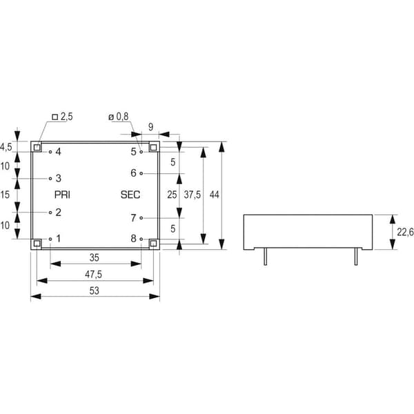 FLAT TRANSFORMER FL 6/9
