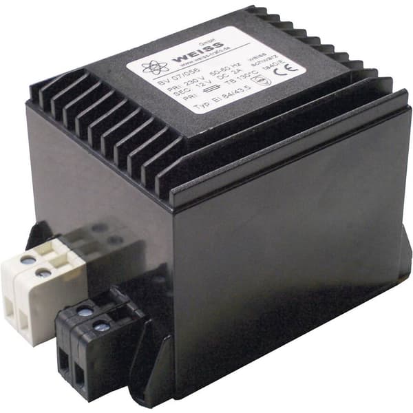 Weiss Elektrotechnik 07/060 Transformator för kompakt nätaggregat 1 x 230 V 1 x 12 V/DC 60 W 5 A