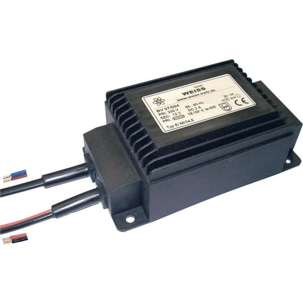 Weiss Elektrotechnik 07/056 Transformator för kompakt nätaggregat 1 x 230 V 1 x 12 V/DC 60 W 5 A