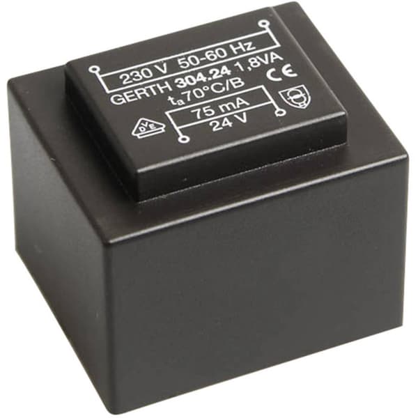 Gerth PT300601 Kretskortstransformator 1 x 230 V 1 x 6 V/AC 1.80 VA 300 mA