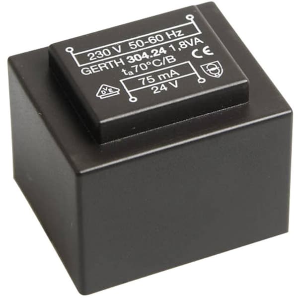 Gerth PT302401 Kretskortstransformator 1 x 230 V 1 x 24 V/AC 1.80 VA 75 mA