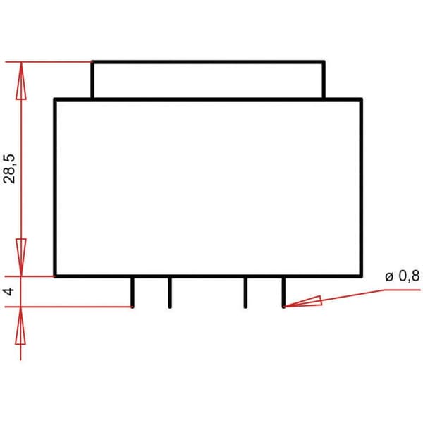 Gerth PTG381501 Kretskortstransformator 1 x 230 V 1 x 15 V/AC 3.60 VA 240 mA