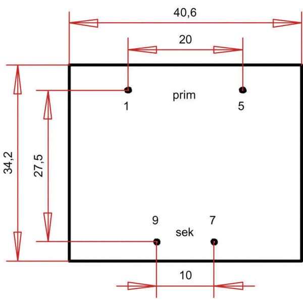 Gerth PTG381501 Kretskortstransformator 1 x 230 V 1 x 15 V/AC 3.60 VA 240 mA