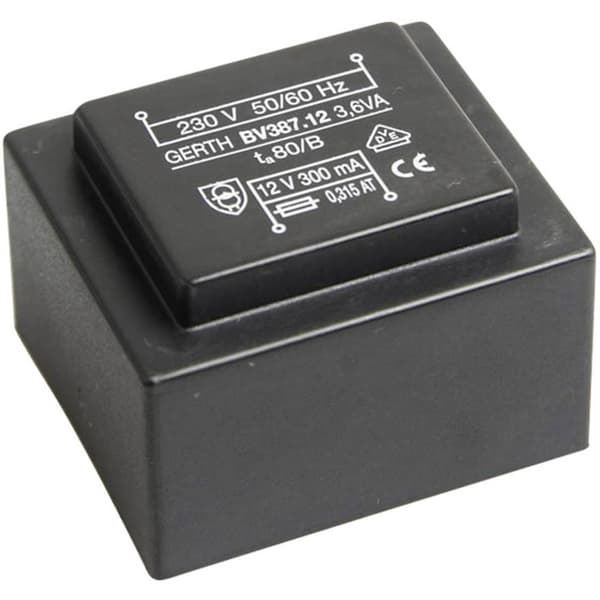 Gerth PTG382401 Kretskortstransformator 1 x 230 V 1 x 24 V/AC 3.60 VA 150 mA