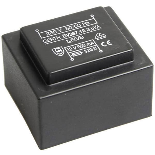 Gerth PTG386002 Kretskortstransformator 1 x 230 V 2 x 30 V/AC 3.60 VA 60 mA